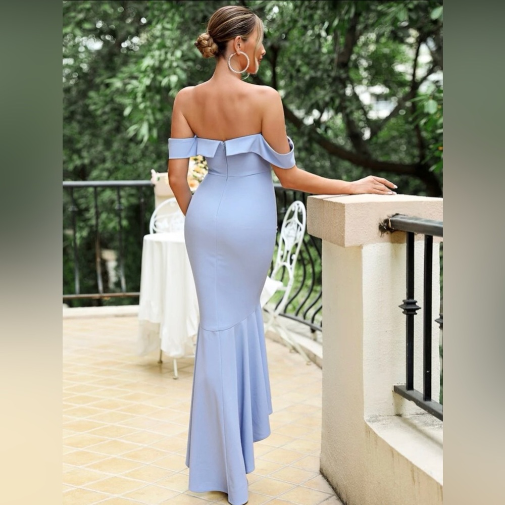 Baby Blue Formal Dress
